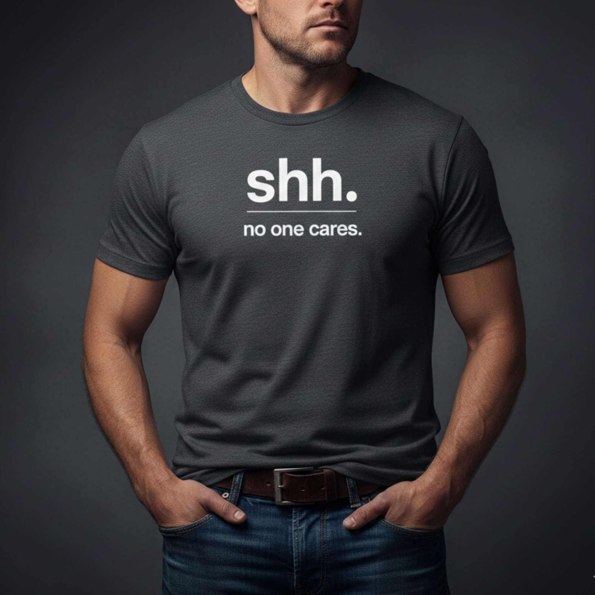 Shh. No One Cares. T-Shirt