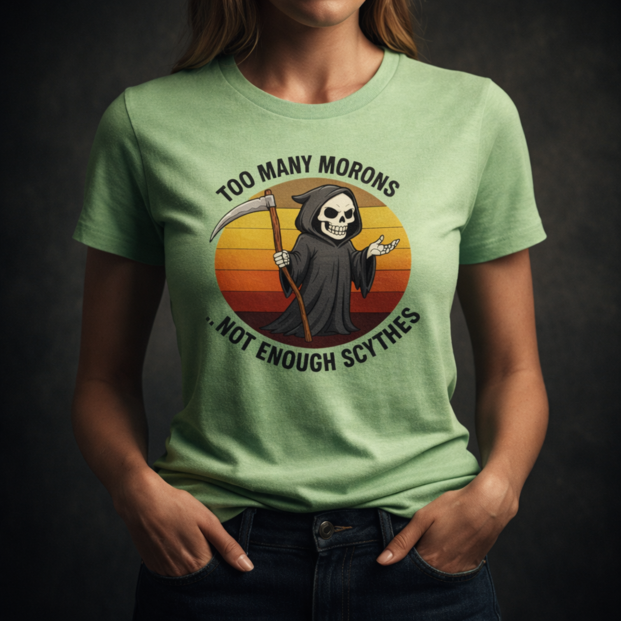 Too Many Morons...Not Enough Scythes T-Shirt