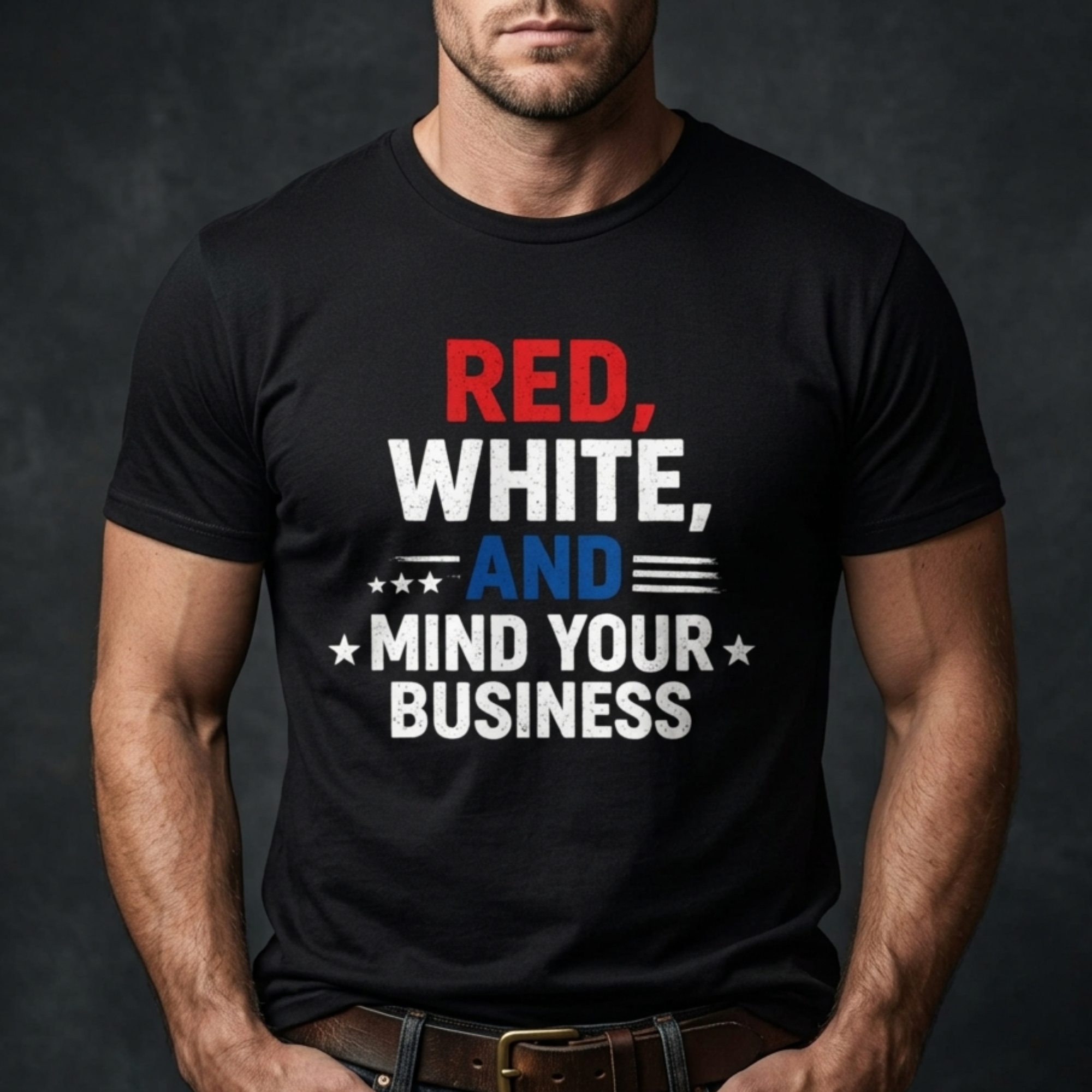 Red, White, and Mind Your Business T-Shirt