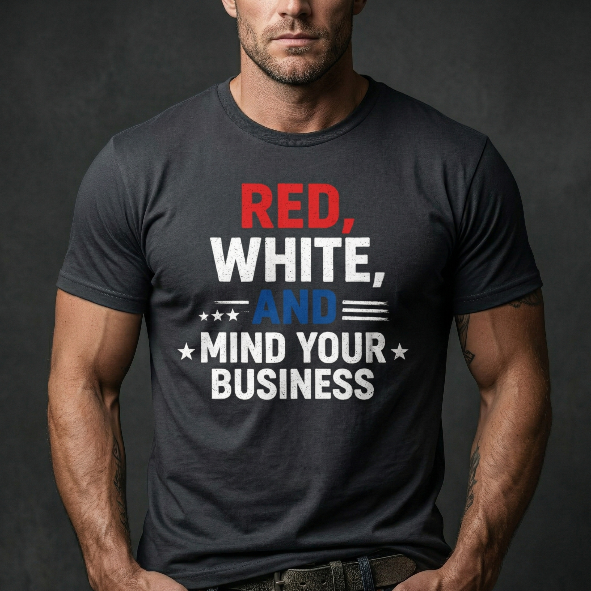 Red, White, and Mind Your Business T-Shirt