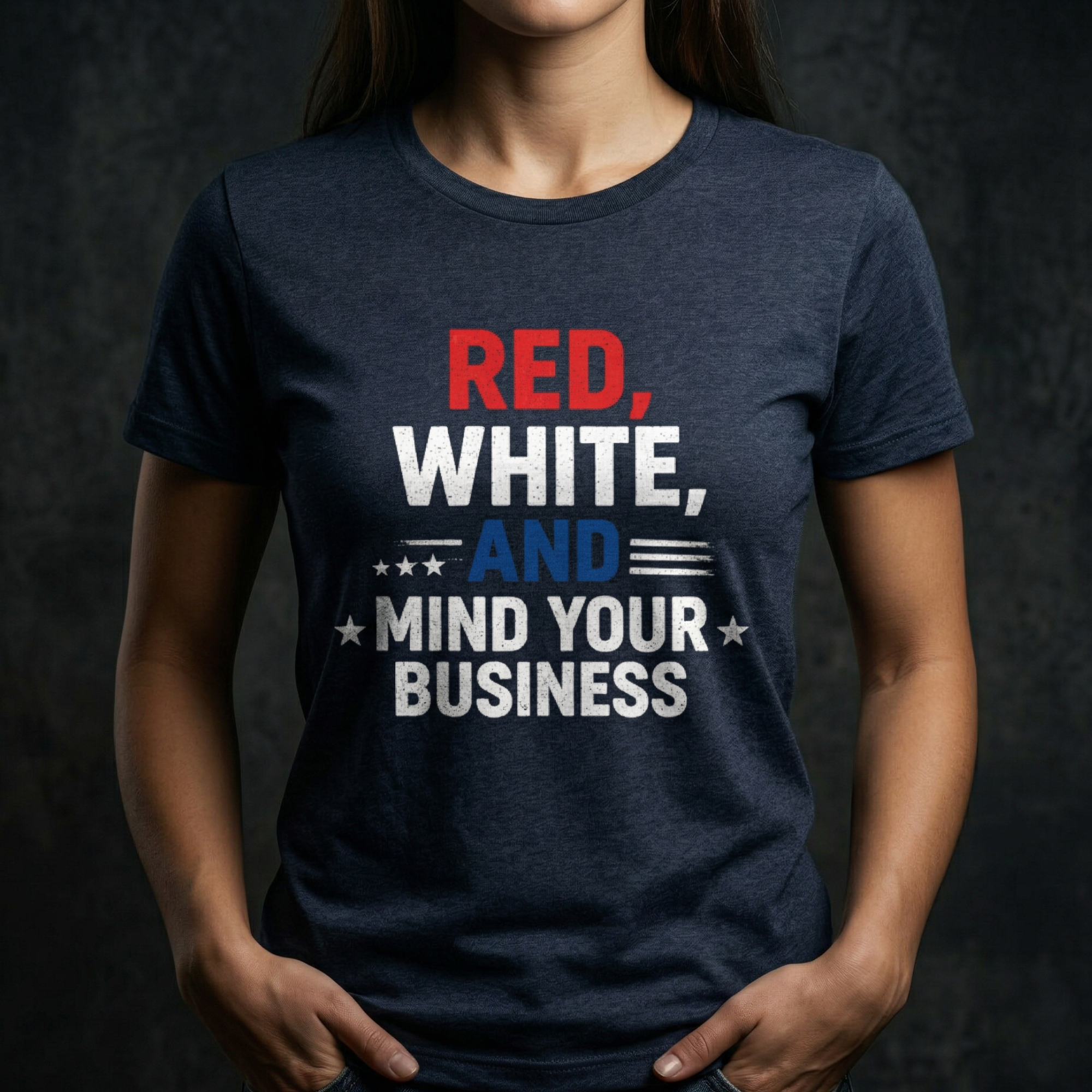 Red, White, and Mind Your Business T-Shirt