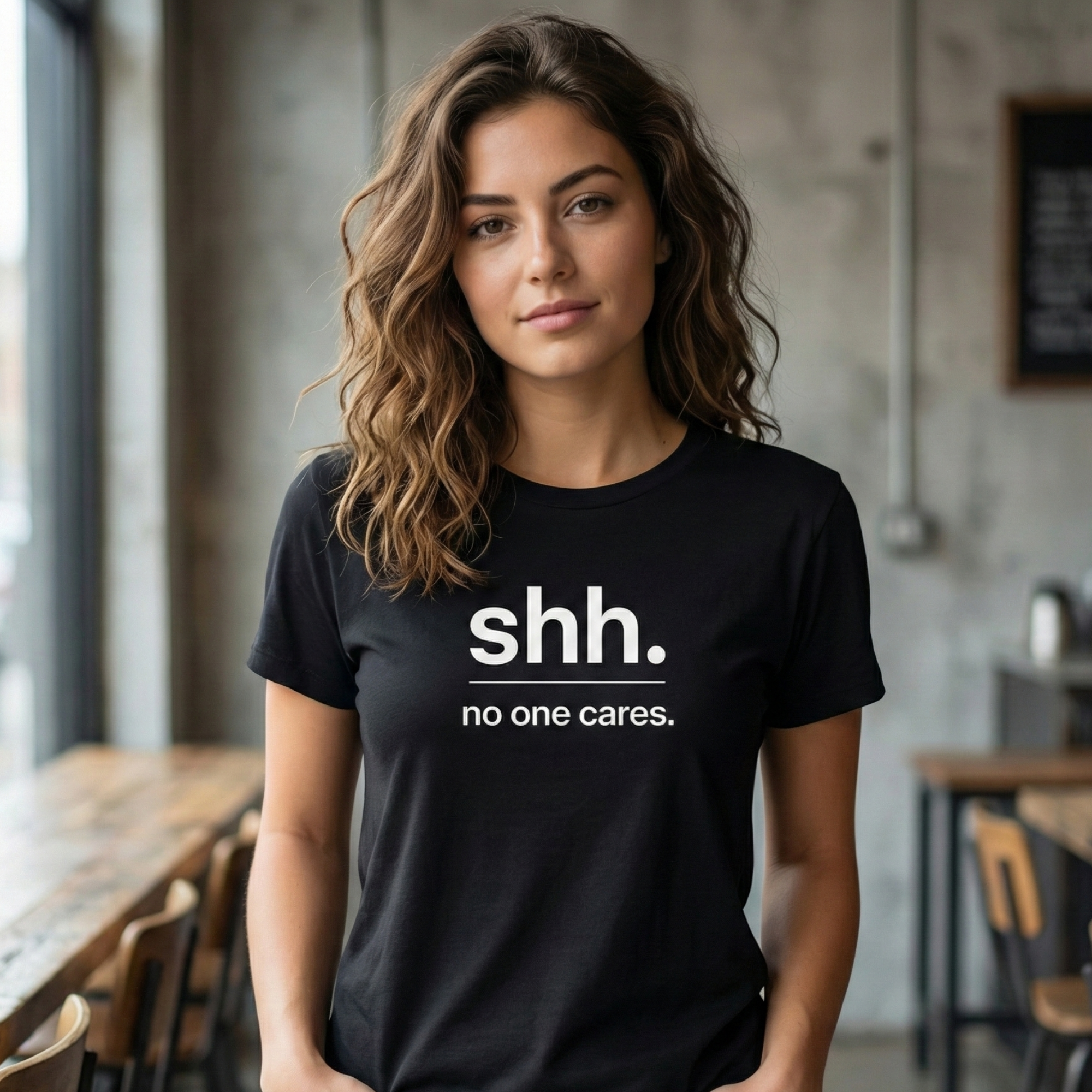 Shh. No One Cares. T-Shirt