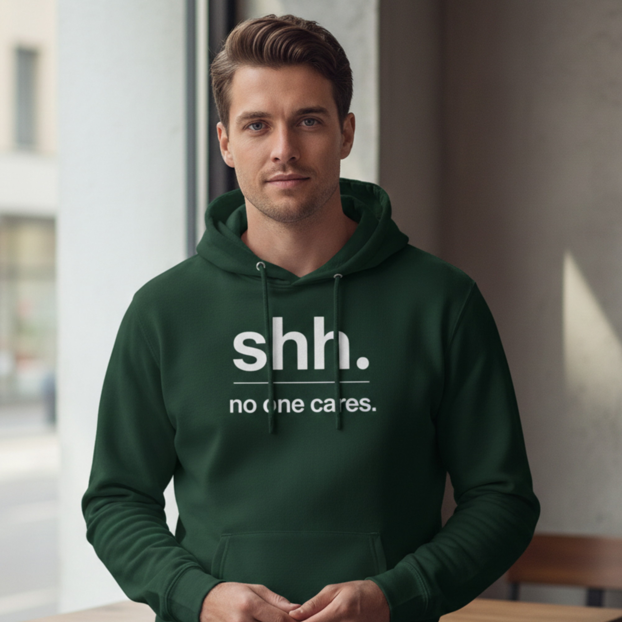 Shh. No one cares. Hoodie