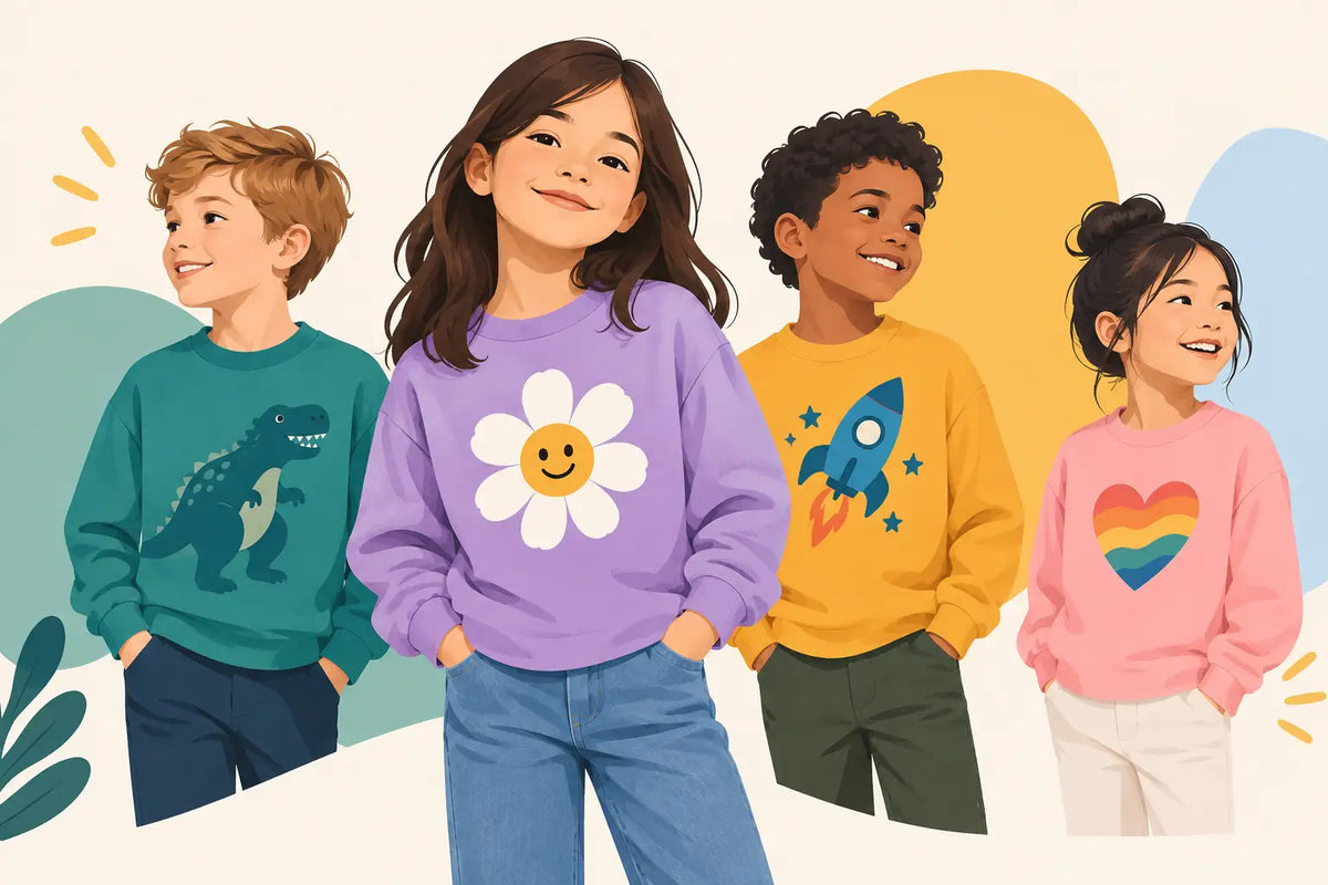 Kids Sweatshirts With More Personality, Please