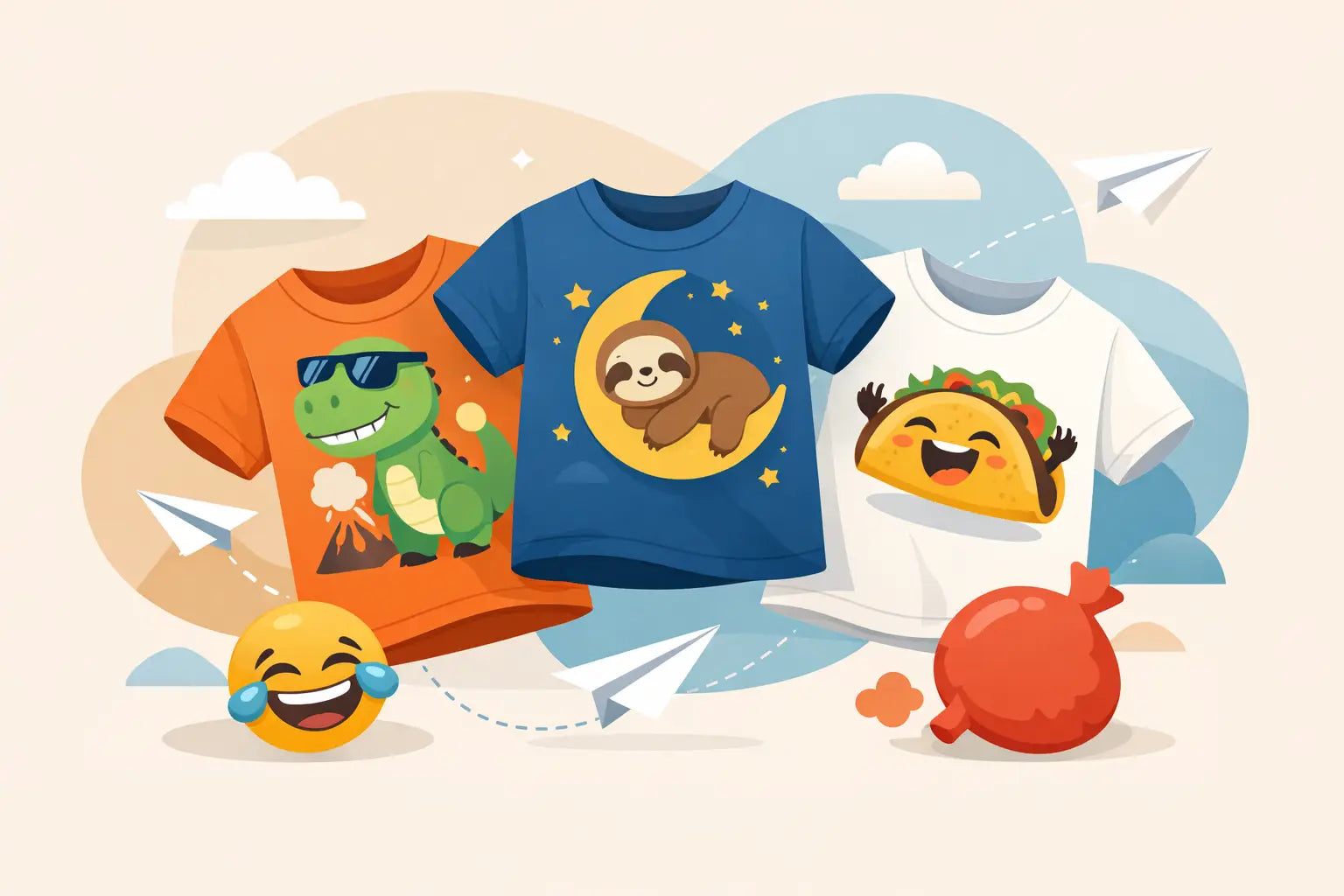 Kids Graphic Tees Funny Sayings That Land