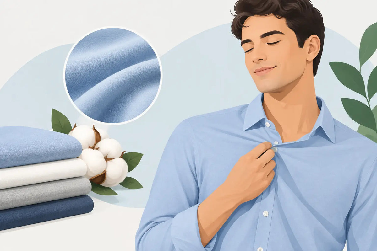 What Shirt Fabric Feels Soft Without the Drama?