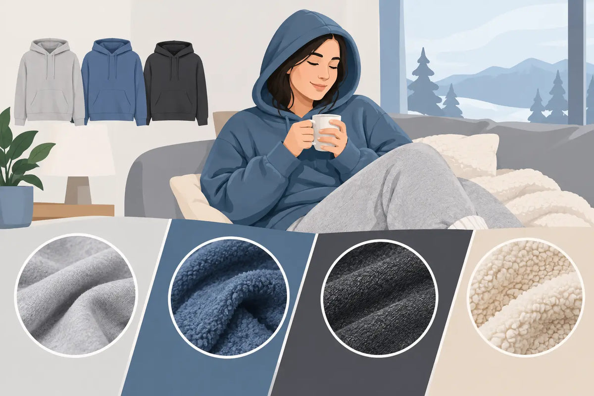 Hoodie Fabric Comparison for Cold, Lazy Days