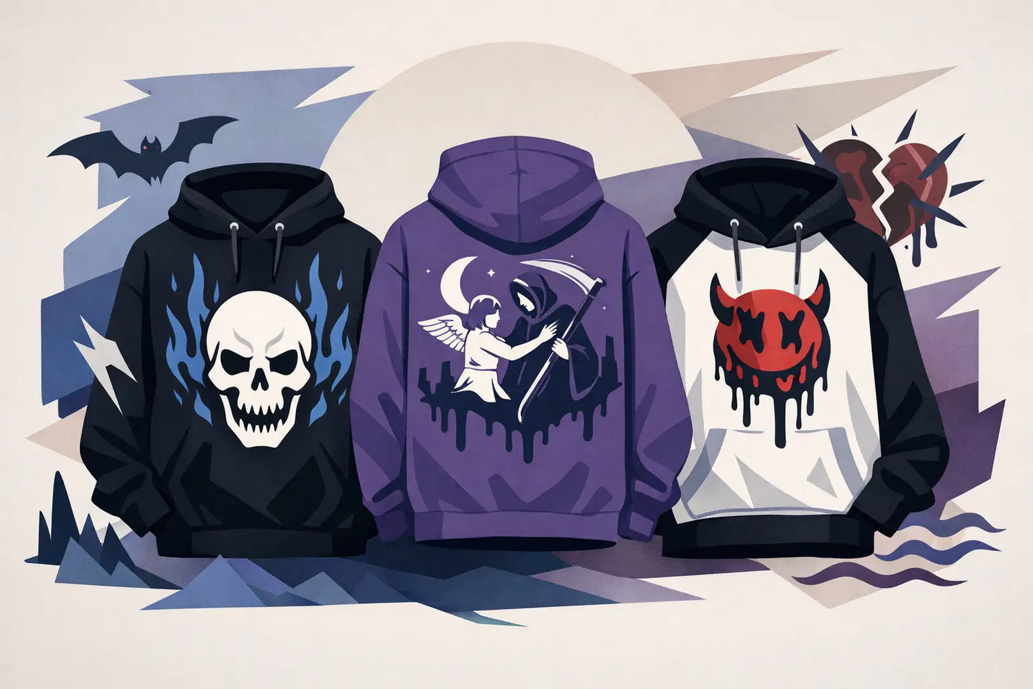 Edgy Graphic Hoodies That Actually Hit