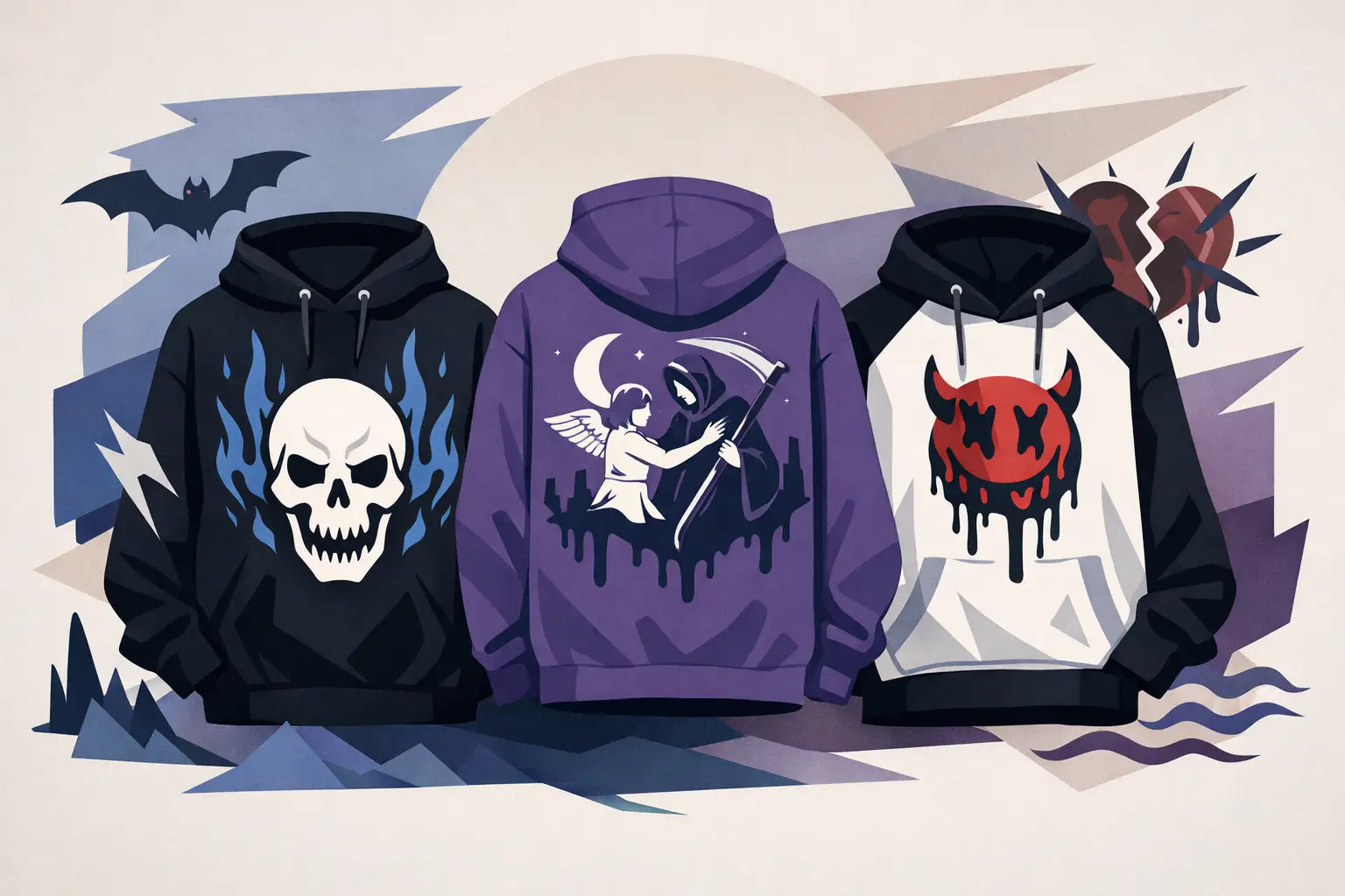 Edgy Graphic Hoodies That Actually Hit