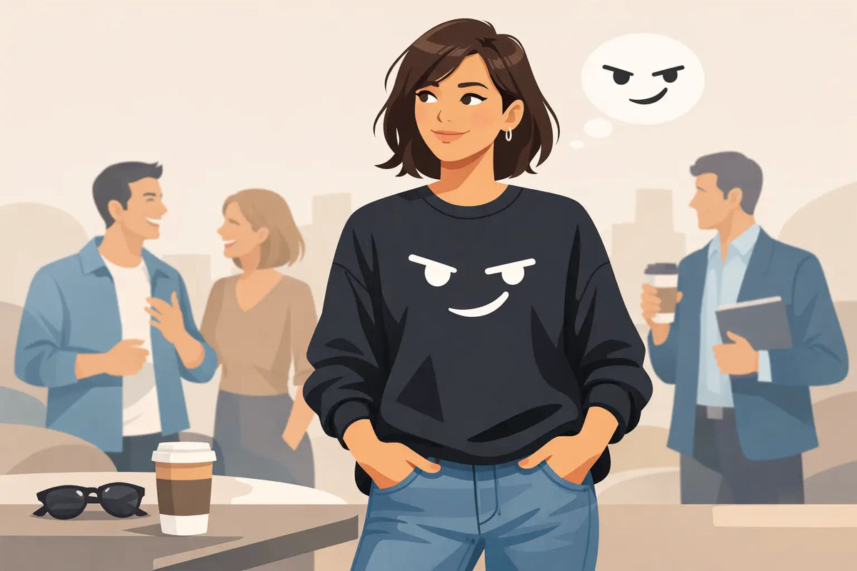 How to Wear Sarcastic Sweatshirts Without Trying