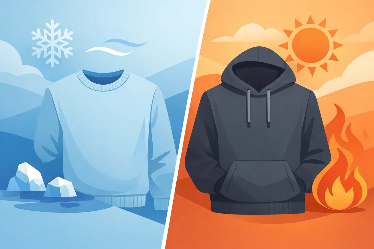 Crewneck Versus Hoodie Warmth: Which Is Warmer?