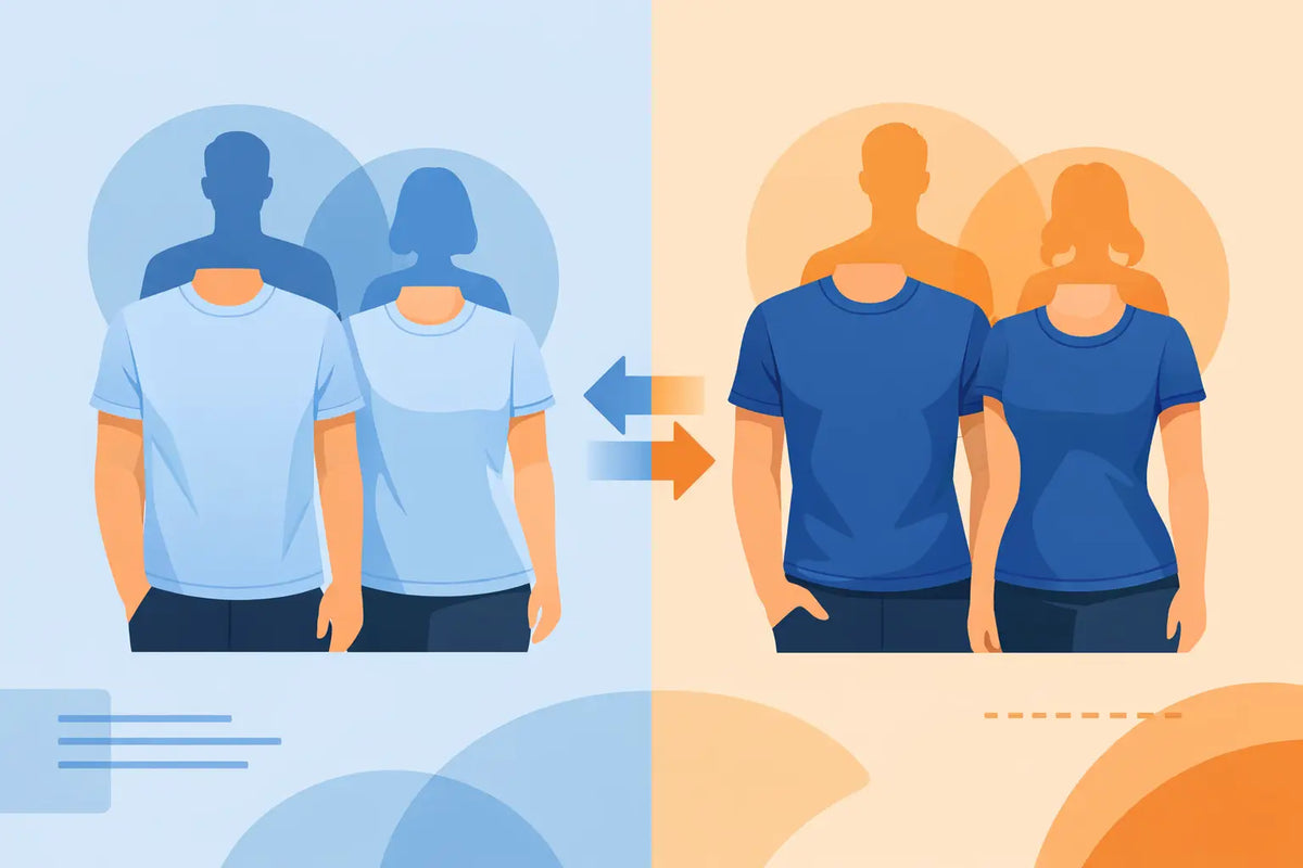 Unisex Versus Fitted Shirt Cuts Explained