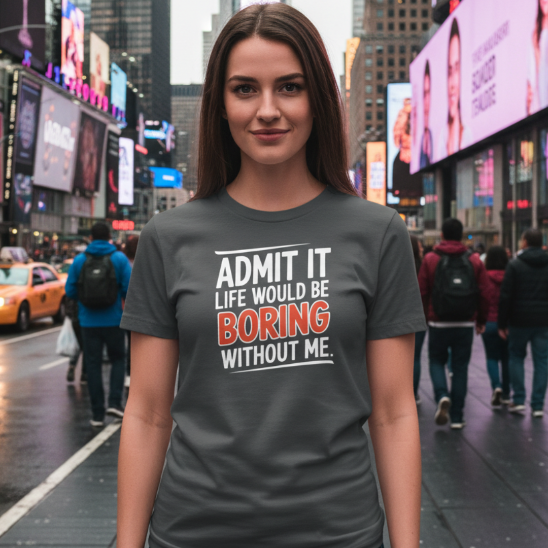 Admit It, Life Would Be Boring Without Me T-Shirt