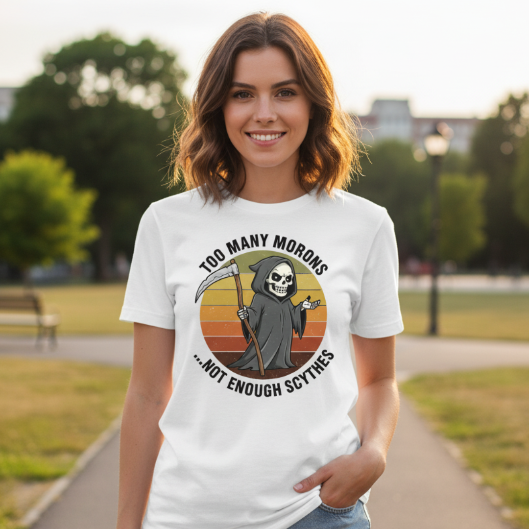 Too Many Morons...Not Enough Scythes T-Shirt