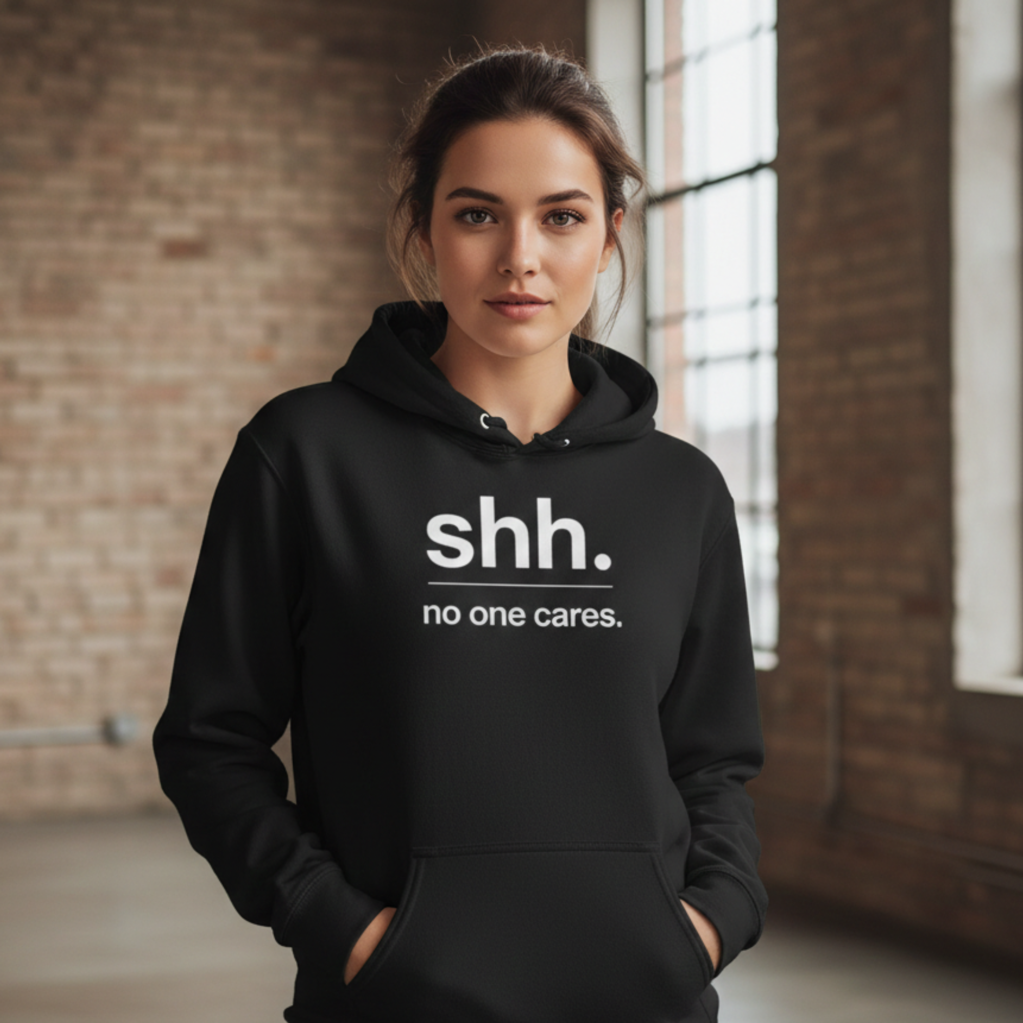 Shh. No one cares. Hoodie