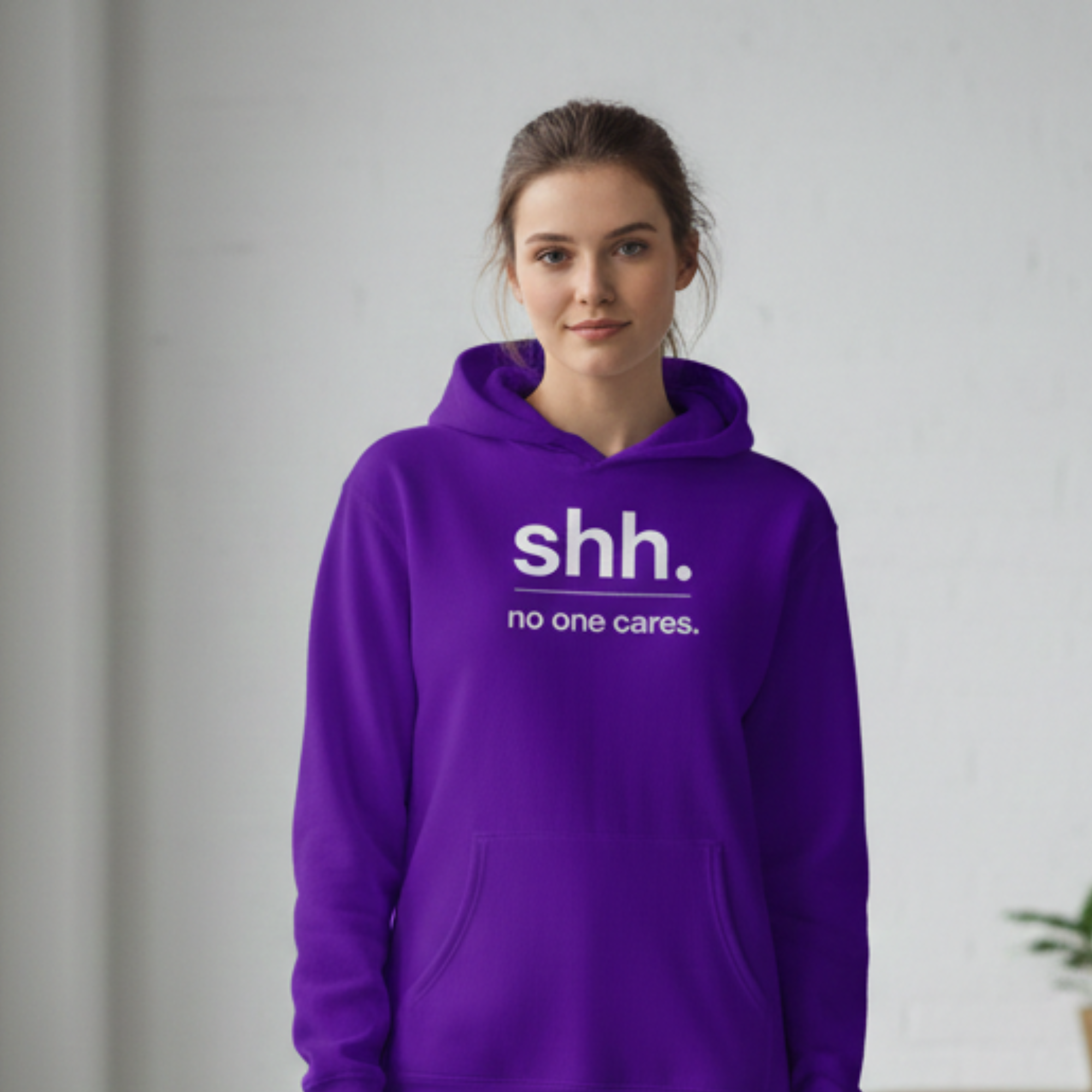 Shh. No one cares. Hoodie