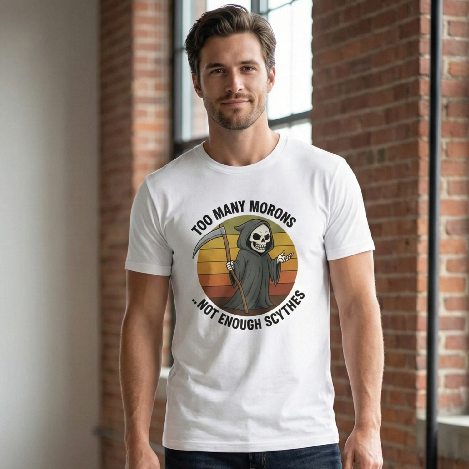Too Many Morons...Not Enough Scythes T-Shirt